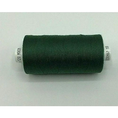 Image of Bottle Green Coats Moon Sewing Machine Polyester Overlocking Thread Cotton 1000 Yard x 5 reels