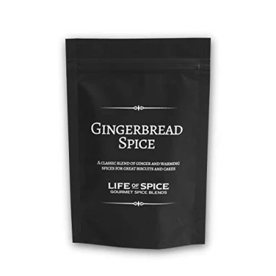 Image of Life of Spice Gingerbread 30g Pack with Recipe Card Great Baking for Christmas Ginger, Cinnamon, Cardamom and Black Pepper Gingerbread, Cakes Biscuits All Natural/Gluten Free