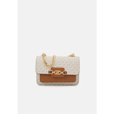 Image of Michael Kors Heather Handbag, Women&#039;s, Size: One Size, Vanilla