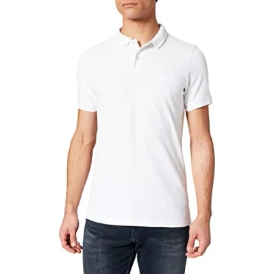 Image of Superdry Men&#039;s Classic Pique S/S Polo Shirt, Optic, XL