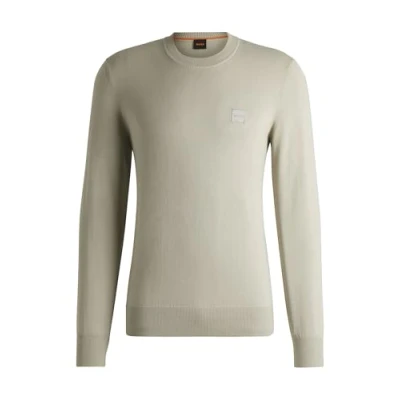 Image of BOSS Kanovano Jumper, Men&#039;s, Size: Medium, Light beige