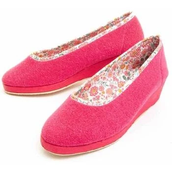 Image of Northome Womens Closed Slipper Rizzo In Pink Textile Size UK 6.5