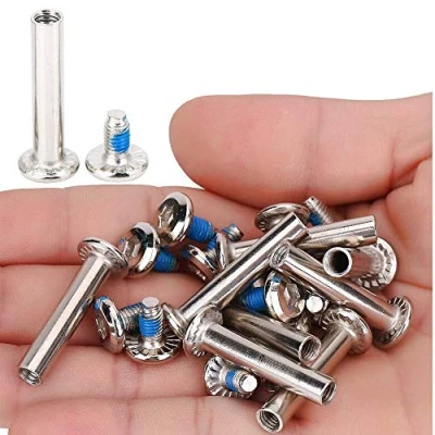 Image of VGEBY1 10Pcs Skating Screws, Inline Skate Wheel Screw Iron Replacement Axle(31mm)
