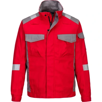 Image of Portwest Bizflame Ultra Two Tone Jacket Red XXL