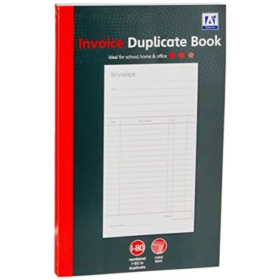 Image of Anker International Stationary&quot;1 80&quot; Invoice Duplicate Book, A5
