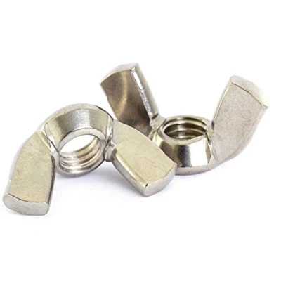 Image of Bolt Base 8mm A2 Stainless Steel Wing Nuts Butterfly Nut DIN 315 M8 5