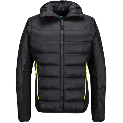 Image of Portwest EV4 Insulated Baffle Jacket Black Large