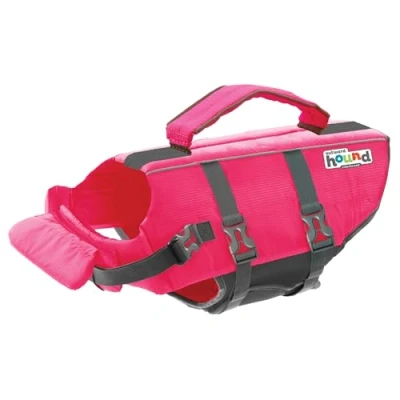 Image of Outward Hound Granby Splash Pink Dog Life Jacket, XS