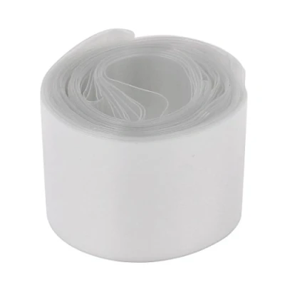 Image of sourcingmap 30mm Flat Width 6M Length PVC Heat Shrink Tube Tubing Clear for 1 x 18650 Battery