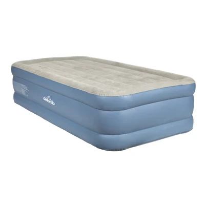 Image of Dellonda Single Deluxe High Raised Air Bed with Built In Electric Pump &amp; Carry Bag DL146