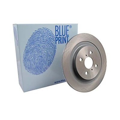 Image of 424310D060 Brake disc BLUE PRINT ADT343274 Rear Axle 278mm 9mm 4 Hole 100mm solid Coated TOYOTA: Yaris III Hatchback, II Hatchback