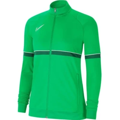 Image of NIKE Women&#039;s Academy 21 Track Jacket COAT, Lt Green Spark/White/Pine Green/White, XS UK