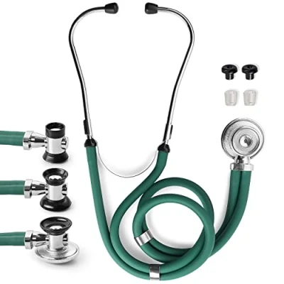 Image of Primacare DS 9295 HG Sprague Rappaport Style Stethoscope, 30 Inch Length, Hunter Green, 450 g