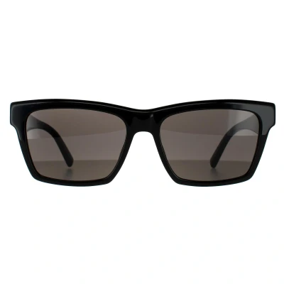 Image of SAINT LAURENT Unisex SL M104 002 Sunglasses Acetate Black Squared Normal