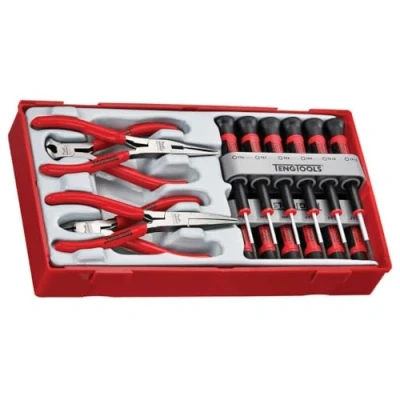 Image of Teng TTMI16Mini Plier and Screwdriver Set (16 Pieces)