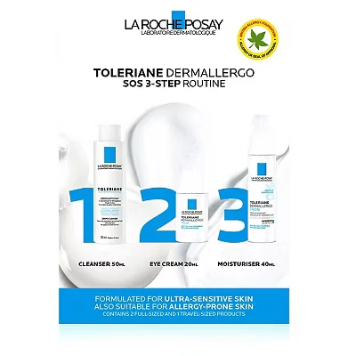 Image of La Roche Posay Toleriane Dermallergo Sos 3 Step Soothing Kit