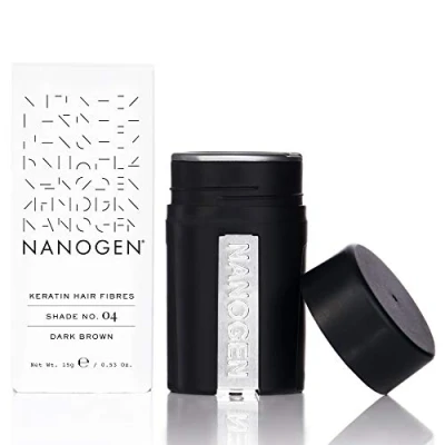 Image of Nanogen Keratin Thickening Hair Fibres, 15 g, Dark Brown