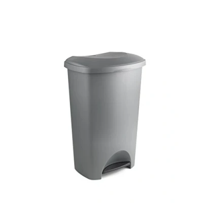Image of Addis 50ltr Pedal Bin, Grey Metallic, 518120
