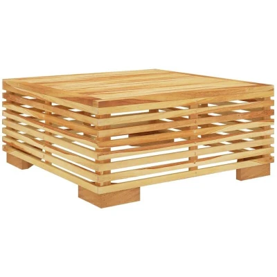 Image of vidaXL Garden Coffee Table 69.5x69.5x31 cm Solid Wood Teak