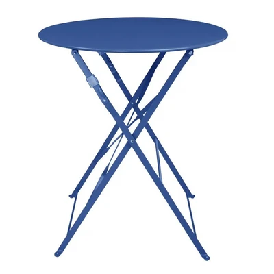 Image of Bolero Perth Pavement Style Round Table Dark Navy