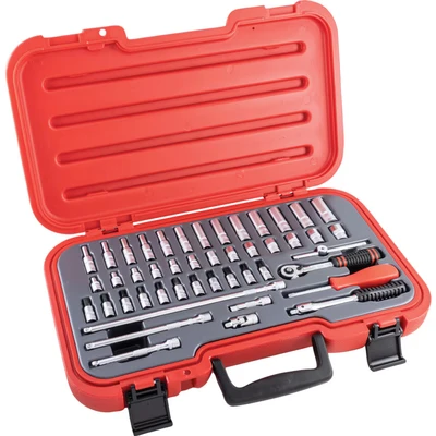 Image of Kennedy 46PC Master mm Socket Set 1/4&quot; Square Drive