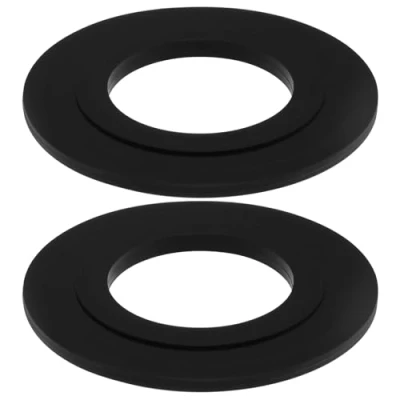 Image of the Lord of Tools 2PCS Rubber Washer Seal Outer Diameter 54mm Inner 28mm Toilet Flush Valve for Cistern Syphon Black