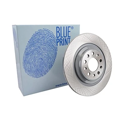Image of 04779886AB, 04779886AC, 4779886AB, 4779886AC, 68243428AB Brake disc BLUE PRINT ADA104376 Rear Axle 320mm 12mm 5 Hole 110mm solid Coated