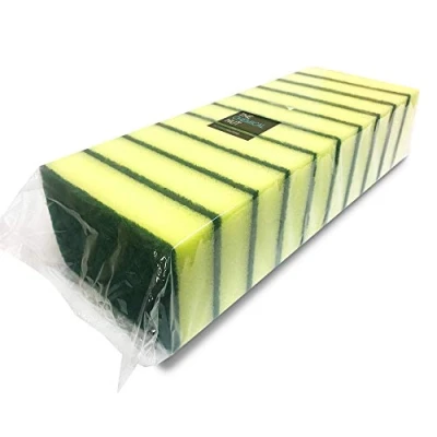 Image of 10 Pack of Heavy Duty Catering Sponges/Scourers for Kitchens Bathrooms and Cleaning