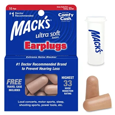 Image of Mack&#039;s Ultra Soft Foam Earplugs 10 Pairs