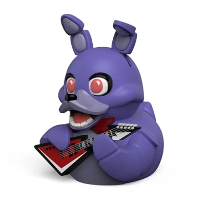 Image of TUBBZ First Edition: Five Nights At Freddy&#039;s Bonnie Cosplaying Rubber Duck Vinyl Figure