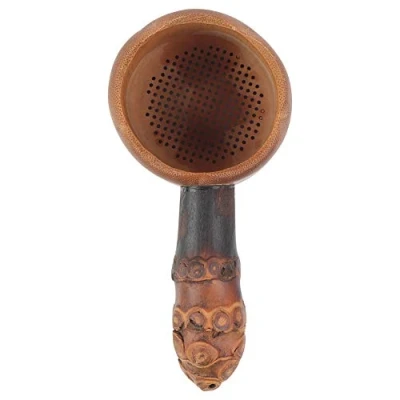 Image of TOPINCN Handmade Tea Strainers, Natural Bamboo Filter Mini Fine Mesh Strainer Kitchen Gadget for Chinese Ceremony (#3)