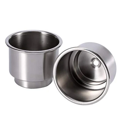 Image of Stainless Steel Cup Drink Holders, 2Pcs/Set Boat Holder Bottle for Marine RV Camper