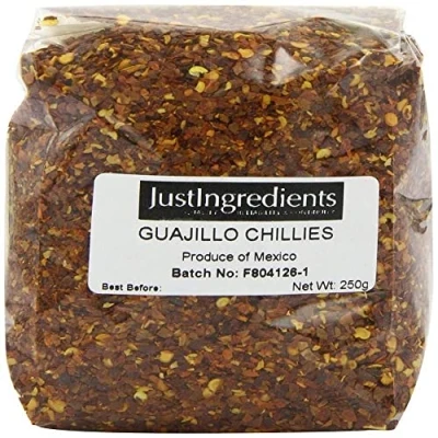 Image of JustIngredients Essentials Guajillo Chillies Crushed, 250 g