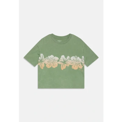 Image of Roxy SUN for ALL Seasons Print Tshirt kids, Size: 6y, Basil