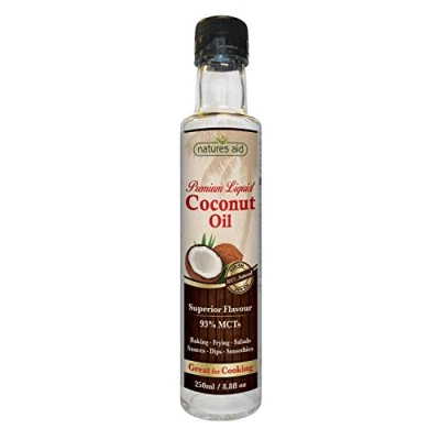 Image of Natures Aid Superfood Oils Liquid Coconut Oil Premium 6 x 250ml
