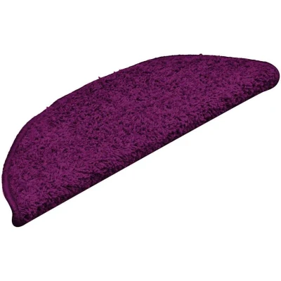 Image of vidaXL Stair Mats 30 pcs Pink 56x17x3 cm