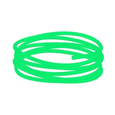 Image of LucyStudio Aquarium Airline Tubing 5m Colorful Air Pump Rubber Hose Pipe Tube for Fish Tank Yellow Green Red Blue Black (Green)