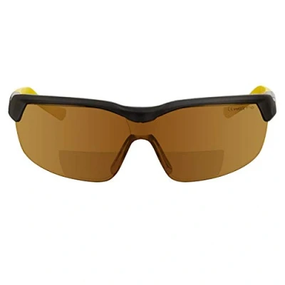 Image of voltX GT adjustable Bifocal Reading Safety Glasses (BROWN Lens +1.5), UKCA &amp; CE EN166FT Certified, Anti fog coated, UV400 Lens, Scratch resistant, Tilt and length earstems.