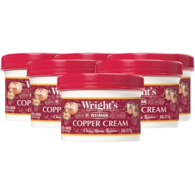 Image of Weiman Wright&#039;s Copper Cream, 8 Fl Oz (Pack of 6)