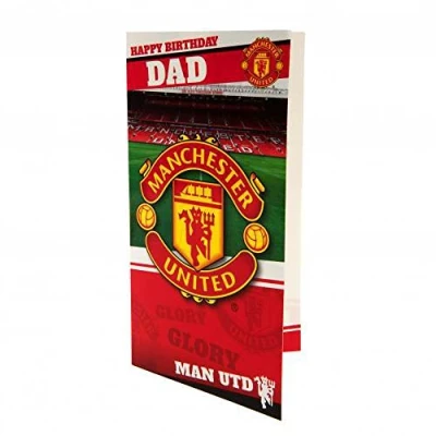 Image of Official Manchester United FC Dad Birthday Card
