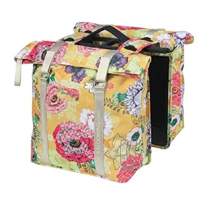 Image of Basil Unisex Adult Bloom Field Mik Pannier Bags Honey Yellow