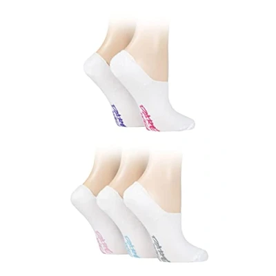 Image of Women&#039;s 5 Pair Dare to Wear No Show Socks White 4 8 Ladies