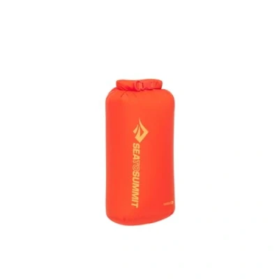 Image of Sea to Summit Lightweight Dry Bag M 8L Waterproof Storage Roll Top Closure Recycled Fabric Base Lash Point &amp; D Ring For Backpacking Kayaking 19.9 x 16.5 39cm Spicy Orange 67g