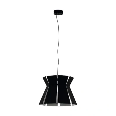 Image of EGLO Valecrosia hanging light, black, Ø 42 cm
