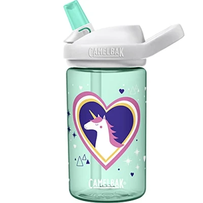 Image of Camelbak Kinder Trinkflasche Eddy+ Plus Kids, 400 ml, Unicorn Friends Weiß Türkis, 2282