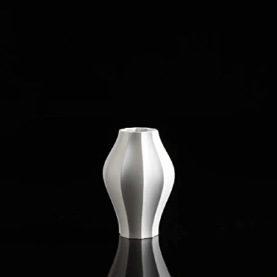 Image of Goebel White Porcelain Vase 18.5 x 12 cm