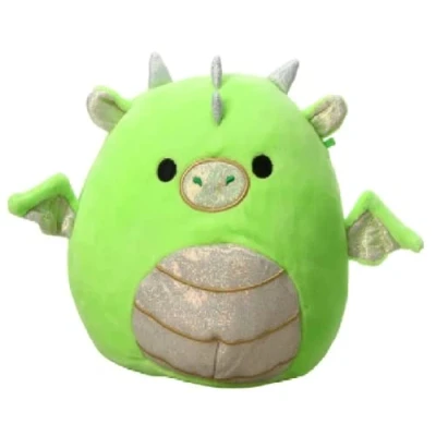 Image of Squishmallows 7.5 Inch Eyk The Dragon, Add To Your Squad! Ultrasoft Stuffed Animal Toy, Official Kellytoy Plush