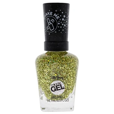 Image of Sally Hansen Miracle Gel Limited Edition Christmas Glitter Shaker Nail Polish: All That Glitters, 14.7ml
