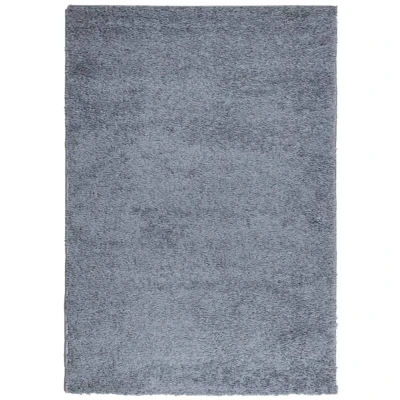 Image of vidaXL Shaggy Rug PAMPLONA High Pile Modern Blue 140x200 cm