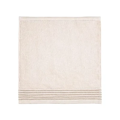 Image of möve Wellness soap cloth plain dye with chenille piping 30 x cm made of 100 % cotton (Spinair), nature